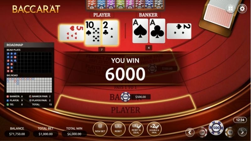 Cách chơi Baccarat luôn thắng